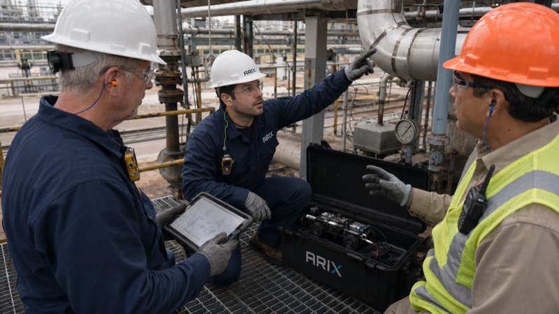 ARIX team scoping an inspection program
