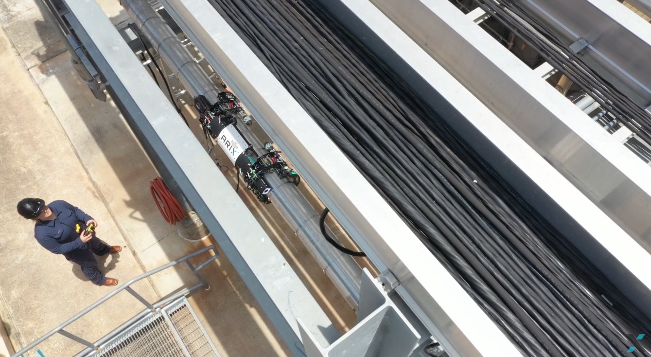 ARIX robotic inspection in action