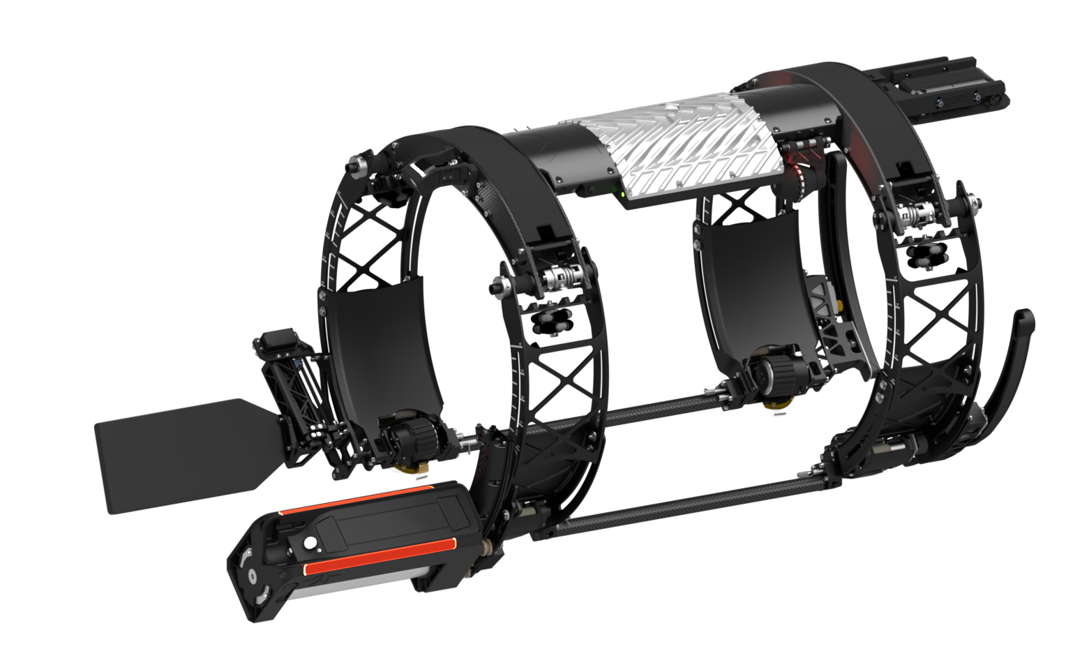 VENUS RTR + PEC pipe-crawling inspection robot